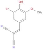 2-(3-Bromo-4-hydroxy-5-methoxybenzylidene)malononitrile