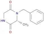 2,5-Piperazinedione, 6-methyl-1-(phenylmethyl)-, (R)-