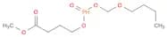 Butanoic acid, 4-[(butoxymethoxyphosphinyl)oxy]-, methyl ester