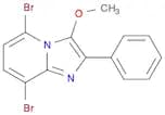 Imidazo[1,2-a]pyridine, 5,8-dibromo-3-methoxy-2-phenyl-