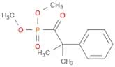 Phosphonic acid, (2-methyl-1-oxo-2-phenylpropyl)-, dimethyl ester