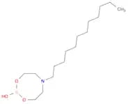 4H-1,3,6,2-Dioxazaborocine, 6-dodecyltetrahydro-2-hydroxy-