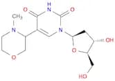 Uridine, 2'-deoxy-5-(4-methyl-3-morpholinyl)-