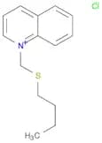 Quinolinium, 1-[(butylthio)methyl]-, chloride