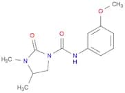 1-Imidazolidinecarboxamide, N-(3-methoxyphenyl)-3,4-dimethyl-2-oxo-