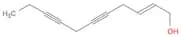 2-Undecene-5,8-diyn-1-ol, (E)-