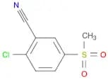 Benzonitrile, 2-chloro-5-(methylsulfonyl)-