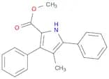 1H-Pyrrole-2-carboxylic acid, 4-methyl-3,5-diphenyl-, methyl ester