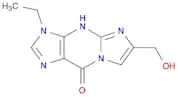 9H-Imidazo[1,2-a]purin-9-one, 3-ethyl-3,4-dihydro-6-(hydroxymethyl)-