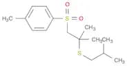 Benzene, 1-methyl-4-[[2-methyl-2-[(2-methylpropyl)thio]propyl]sulfonyl]-