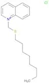 Quinolinium, 1-[(octylthio)methyl]-, chloride