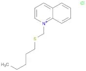Quinolinium, 1-[(pentylthio)methyl]-, chloride