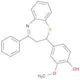 Phenol, 4-(2,3-dihydro-4-phenyl-1,5-benzothiazepin-2-yl)-2-methoxy-