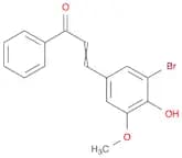 2-Propen-1-one, 3-(3-bromo-4-hydroxy-5-methoxyphenyl)-1-phenyl-