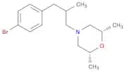 Morpholine, 4-[3-(4-bromophenyl)-2-methylpropyl]-2,6-dimethyl-, cis-
