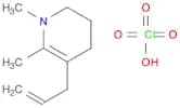 Pyridine, 1,2,3,4-tetrahydro-1,6-dimethyl-5-(2-propenyl)-, perchlorate