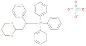Phosphonium, [2-(1,3-dithian-2-yl)-1-phenylethyl]triphenyl-, perchlorate