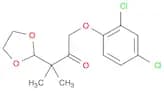 2-Butanone, 1-(2,4-dichlorophenoxy)-3-(1,3-dioxolan-2-yl)-3-methyl-