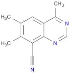 4,6,7-Trimethylquinazoline-8-carbonitrile