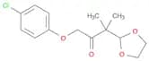 2-Butanone, 1-(4-chlorophenoxy)-3-(1,3-dioxolan-2-yl)-3-methyl-