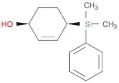 2-Cyclohexen-1-ol, 4-(dimethylphenylsilyl)-, cis-