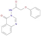 Acetamide, N-(4-oxo-3(4H)-quinazolinyl)-2-phenoxy-