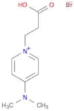 Pyridinium, 1-(2-carboxyethyl)-4-(dimethylamino)-, bromide