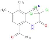 Acetamide, N-(6-acetyl-2-cyano-3,4-dimethylphenyl)-2,2,2-trichloro-