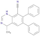 8-Quinazolinecarbonitrile, 1,4-dihydro-4-methyl-6,7-diphenyl-