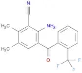 Benzonitrile, 2-amino-5,6-dimethyl-3-[2-(trifluoromethyl)benzoyl]-