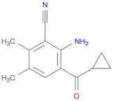 Benzonitrile, 2-amino-3-(cyclopropylcarbonyl)-5,6-dimethyl-