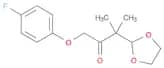 2-Butanone, 3-(1,3-dioxolan-2-yl)-1-(4-fluorophenoxy)-3-methyl-
