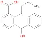Benzoic acid, 2-butyl-3-(hydroxyphenylmethyl)-