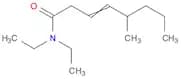 3-Octenamide, N,N-diethyl-5-methyl-