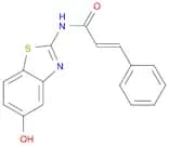 2-Propenamide, N-(5-hydroxy-2-benzothiazolyl)-3-phenyl-, (E)-