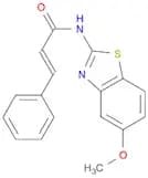 2-Propenamide, N-(5-methoxy-2-benzothiazolyl)-3-phenyl-, (E)-