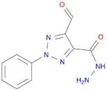 2H-1,2,3-Triazole-4-carboxylic acid, 5-formyl-2-phenyl-, hydrazide