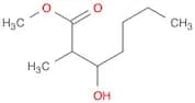 Heptanoic acid, 3-hydroxy-2-methyl-, methyl ester