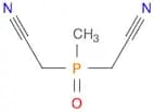 Acetonitrile, 2,2'-(methylphosphinylidene)bis-