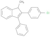 1H-Indene, 2-(4-chlorophenyl)-1-methyl-3-phenyl-