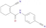 1-Cyclohexene-1-carboxamide, 2-cyano-N-(4-cyanophenyl)-