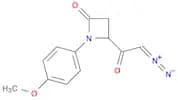 2-Azetidinone, 4-(diazoacetyl)-1-(4-methoxyphenyl)-