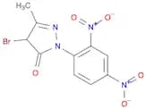 3H-Pyrazol-3-one, 4-bromo-2-(2,4-dinitrophenyl)-2,4-dihydro-5-methyl-