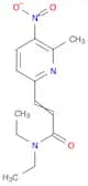 2-Propenamide, N,N-diethyl-3-(6-methyl-5-nitro-2-pyridinyl)-