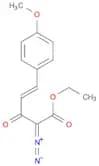 4-Pentenoic acid, 2-diazo-5-(4-methoxyphenyl)-3-oxo-, ethyl ester, (E)-