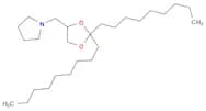 Pyrrolidine, 1-[(2,2-dinonyl-1,3-dioxolan-4-yl)methyl]-