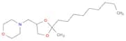Morpholine, 4-[(2-methyl-2-nonyl-1,3-dioxolan-4-yl)methyl]-