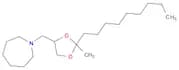 1H-Azepine, hexahydro-1-[(2-methyl-2-nonyl-1,3-dioxolan-4-yl)methyl]-