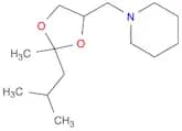 Piperidine, 1-[[2-methyl-2-(2-methylpropyl)-1,3-dioxolan-4-yl]methyl]-