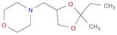 Morpholine, 4-[(2-ethyl-2-methyl-1,3-dioxolan-4-yl)methyl]-